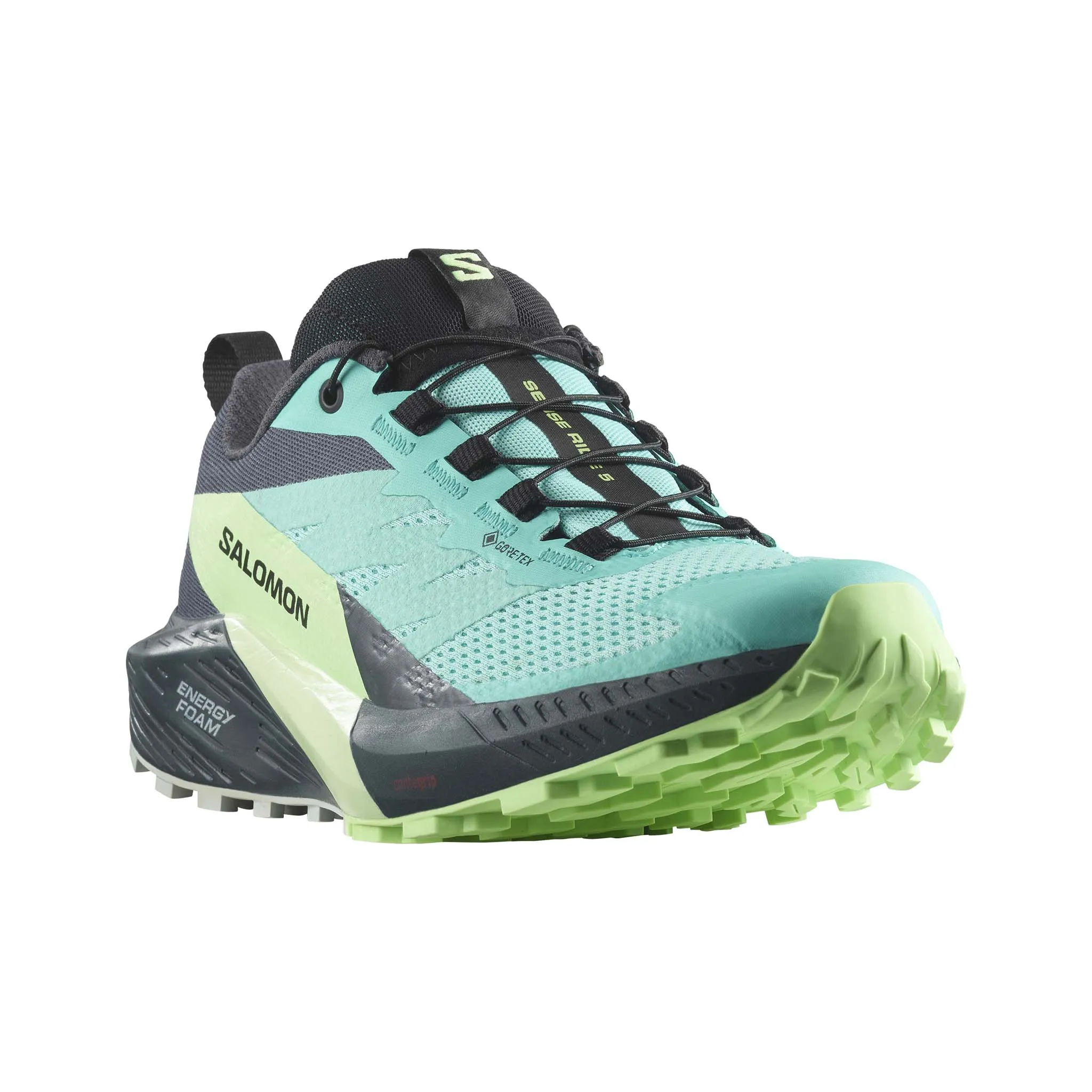 Salomon | Women's Sense Ride 5 GTX Running Shoes - Blue Radiance