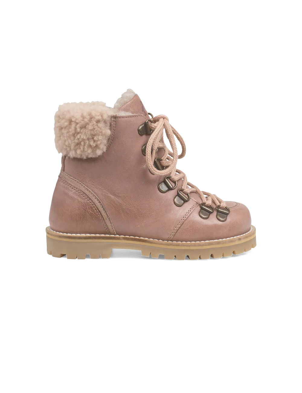 Shearling Winter Boot - Old rose