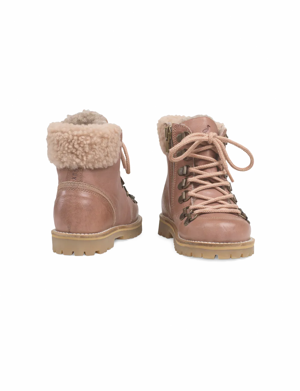 Shearling Winter Boot - Old rose