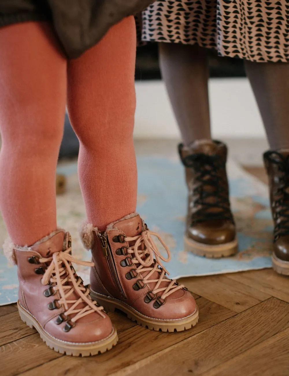 Shearling Winter Boot - Old rose