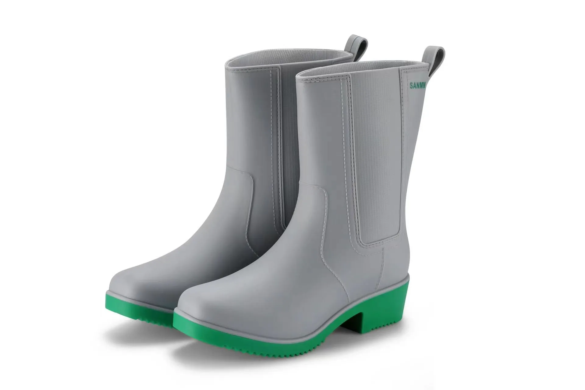 Short Gumboots Grey 21023