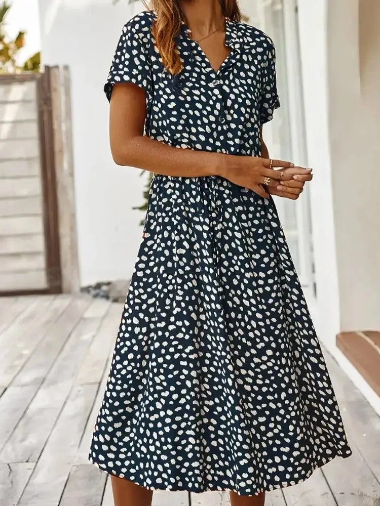 Vintage Polkadot Dress