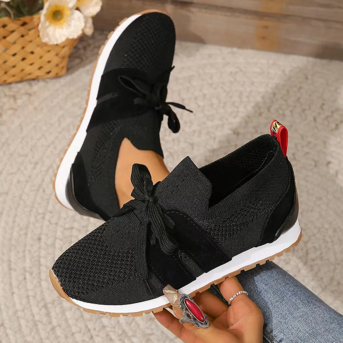 Women’s Fly Woven Casual Sneakers - Breathable & Stylish